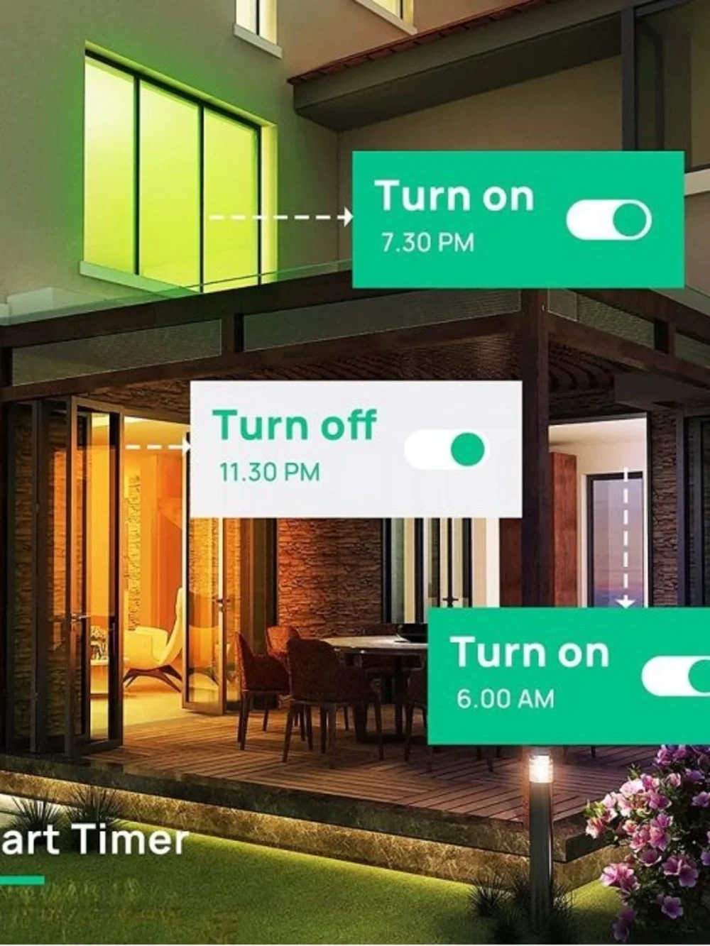 AIDOT A19 RGBW Smart WiFi Light Bulbs, Color Changing, App & Voice Control